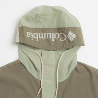 Columbia Challenger II Windbreaker Jacket in Safari and Stone Green thumbnail