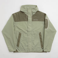 Columbia Challenger II Windbreaker Jacket in Safari and Stone Green thumbnail