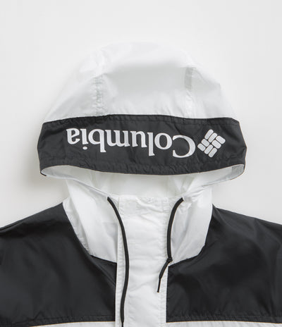 Columbia Challenger II Windbreaker Jacket - White / Black / White