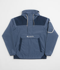 Columbia Challenger Windbreaker Anorak in Dark Mountain and Collegiate Navy