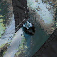 Columbia Challenger Windbreaker Jacket in Napa Green Chasing Falls Print and Black thumbnail