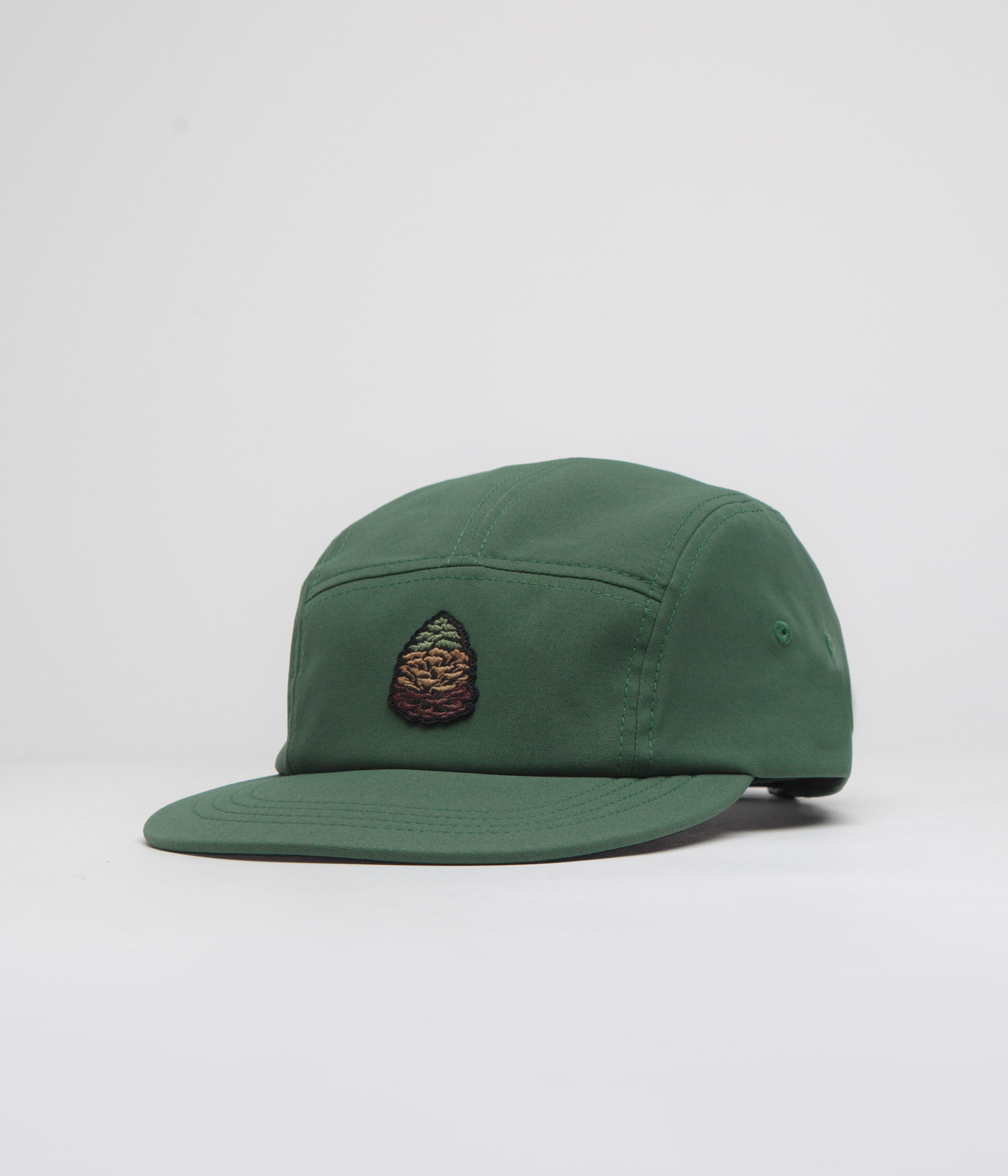 Columbia Creek Side 5 Panel Cap in Rain Forest and Pinecone