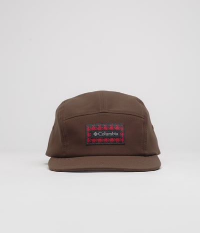 Columbia Creek Side 5 Panel Cap - Tobacco / Houndstooth Patch