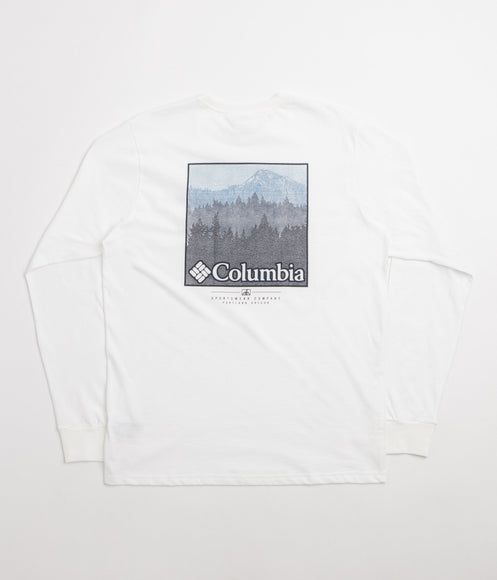 Columbia CSC Graphic Long Sleeve T-Shirt - White / Textured Scene