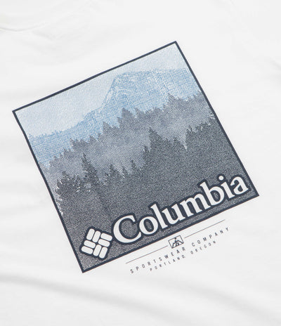Columbia CSC Graphic Long Sleeve T-Shirt - White / Textured Scene