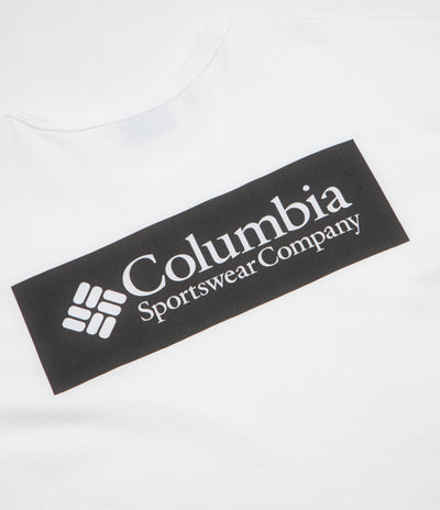 Columbia CSC Heavyweight Back Graphic T-Shirt - White / CSC Box Logo