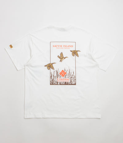 Columbia CSC Heavyweight Back Graphic T-Shirt - White / Duck Heritage
