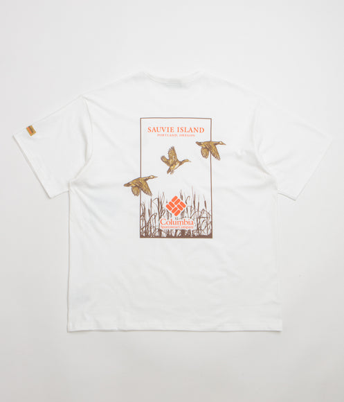 Columbia CSC Heavyweight Back Graphic T-Shirt - White / Duck Heritage