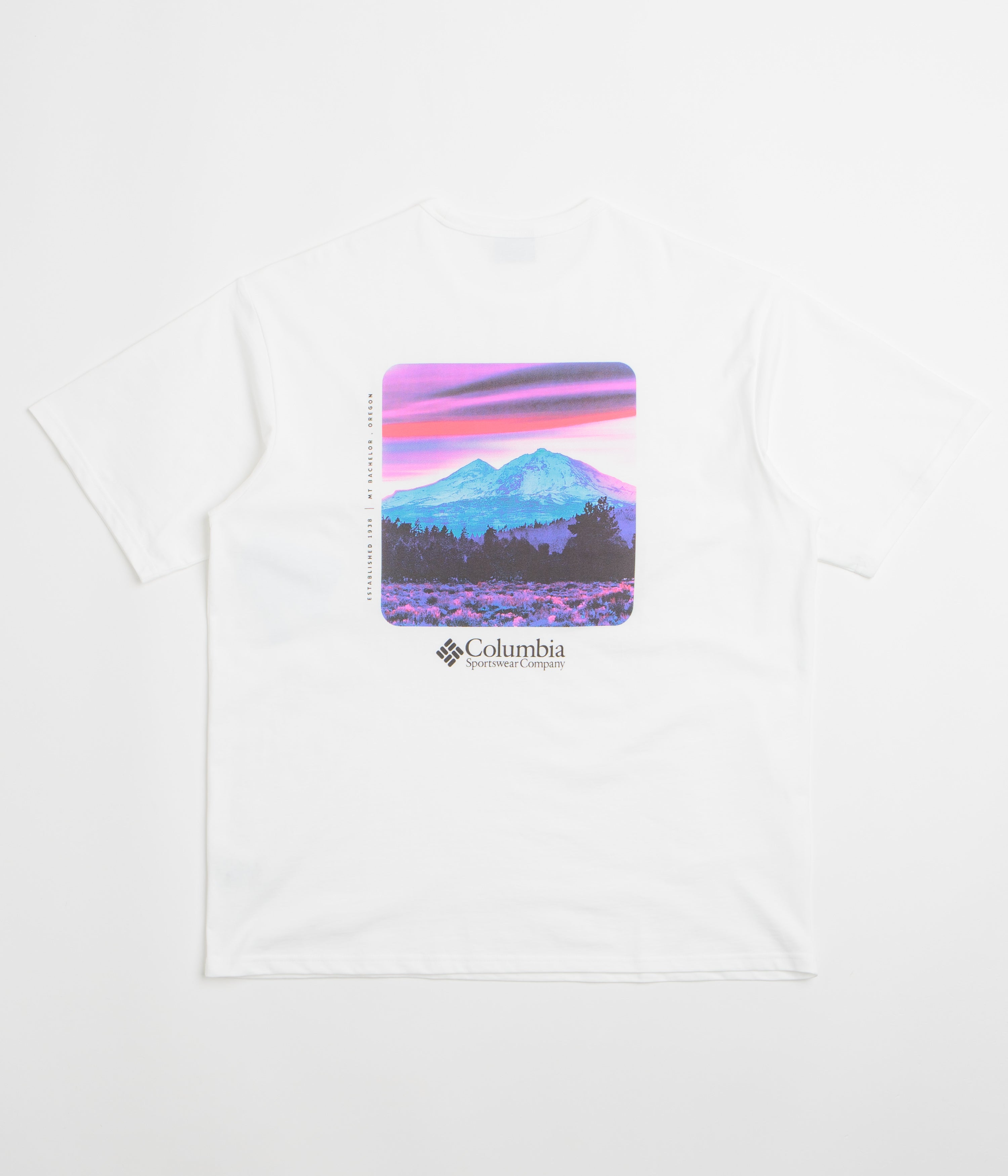 Columbia CSC Heavyweight Back Graphic T-Shirt - White / Photoreal CMYK