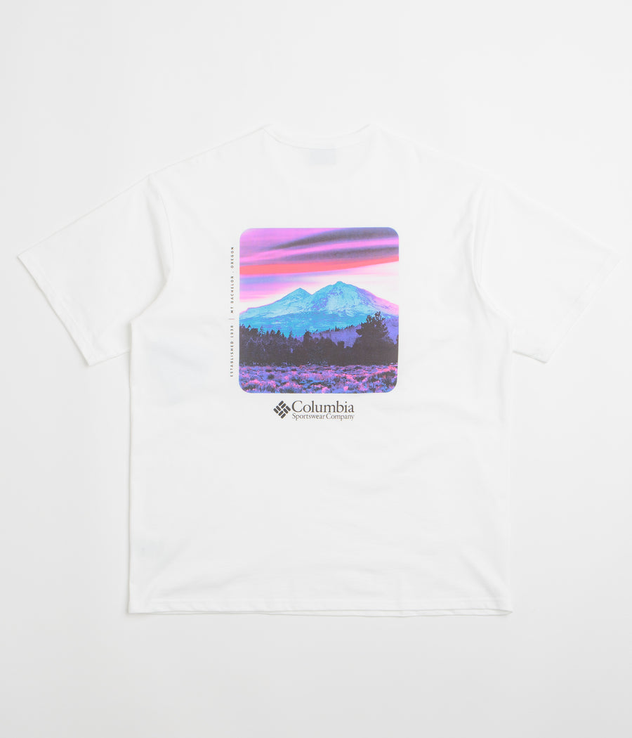 Columbia CSC Heavyweight Back Graphic T-Shirt - White / Photoreal CMYK