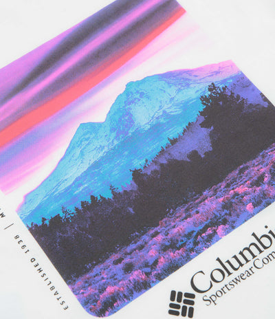 Columbia CSC Heavyweight Back Graphic T-Shirt in White and Photoreal CMYK