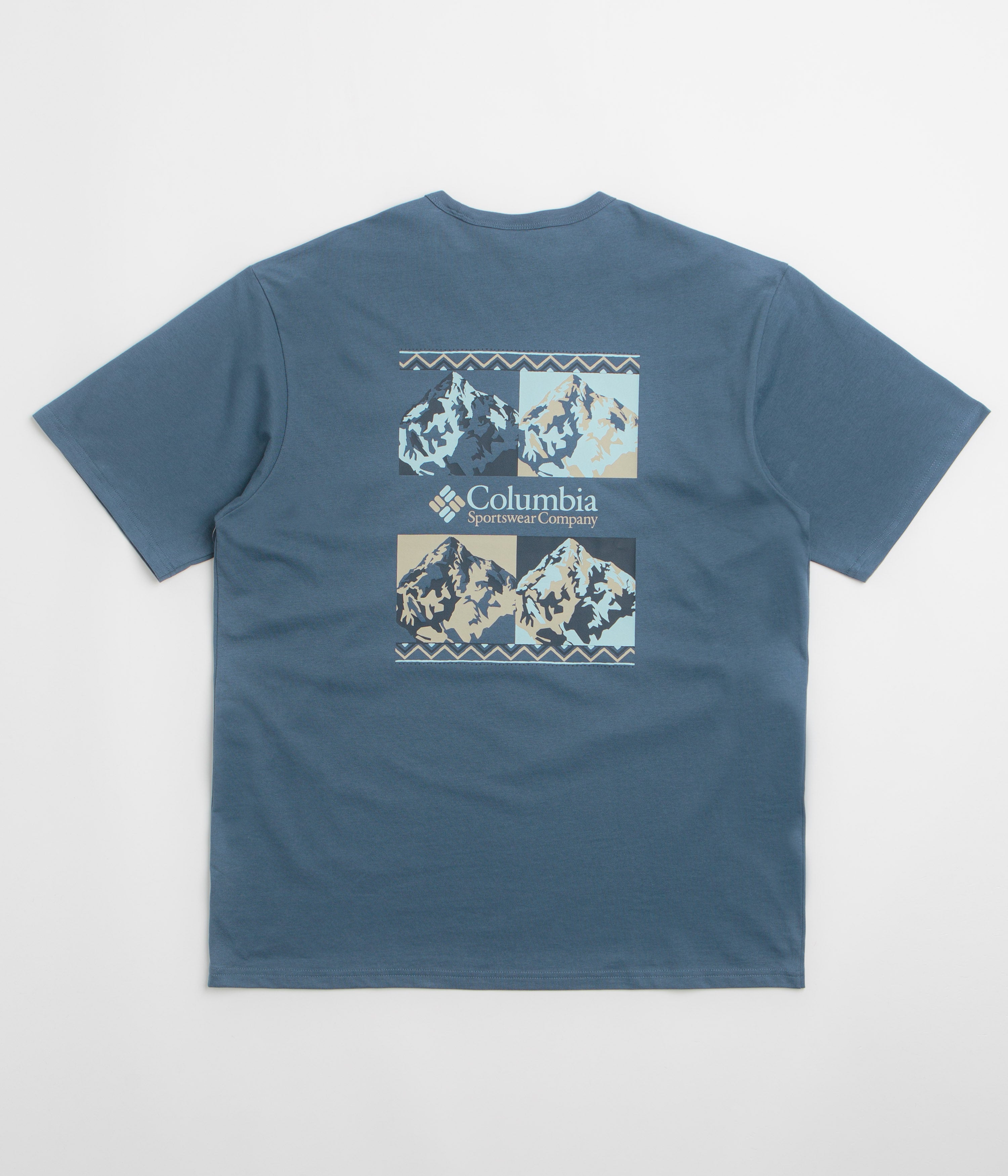 Columbia CSC Heavyweight Iconic T-Shirt - Dark Mountain / Repeated Peaks