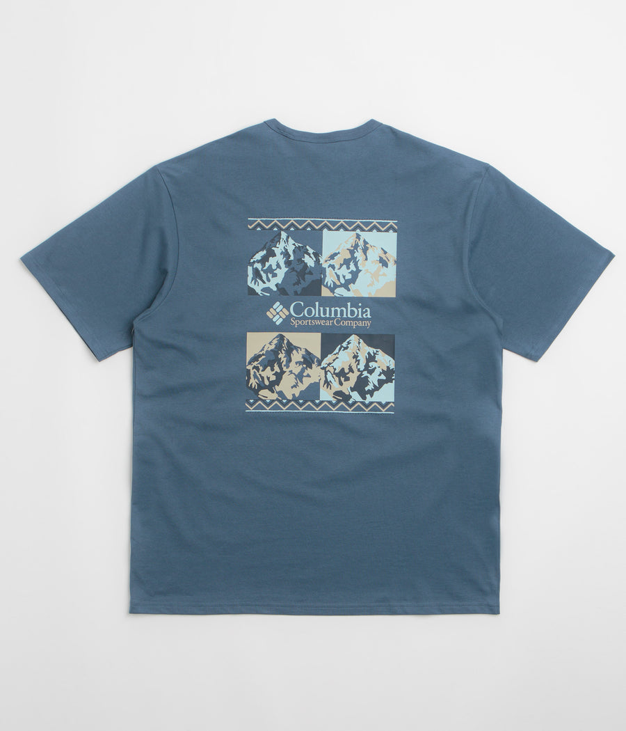 Columbia CSC Heavyweight Iconic T-Shirt - Dark Mountain / Repeated Peaks