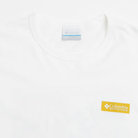 Columbia CSC Heavyweight Iconic T-Shirt in White and Repeated Peaks thumbnail
