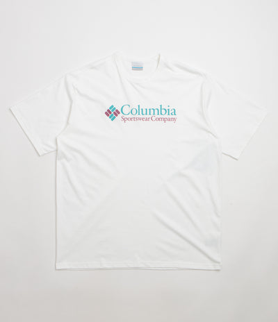 Columbia CSC Heavyweight Logo T-Shirt - White / CSC Retro Logo