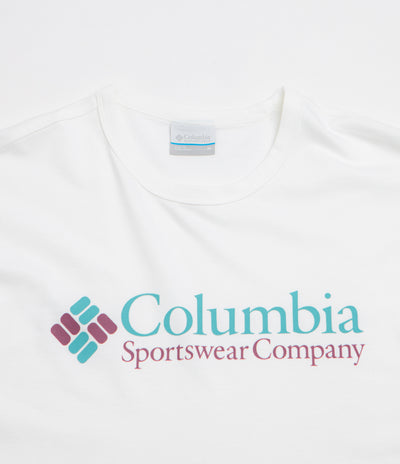 Columbia CSC Heavyweight Logo T-Shirt - White / CSC Retro Logo