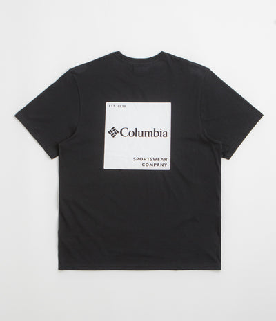 Columbia CSC Logo Back T-Shirt in Black and Boxy Brand