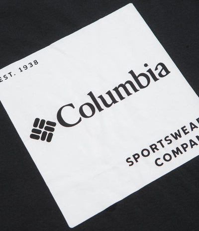 Columbia CSC Logo Back T-Shirt in Black and Boxy Brand