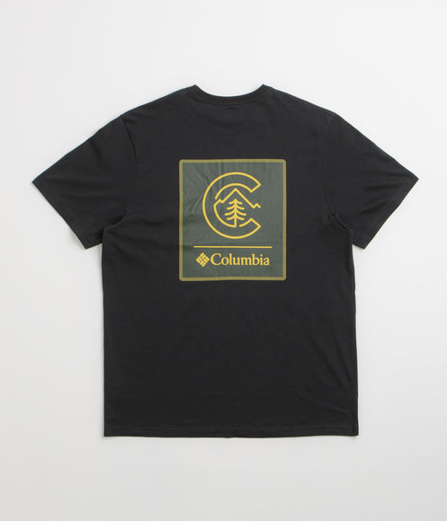 Columbia CSC Logo Back T-Shirt - Black / Linework C Badge