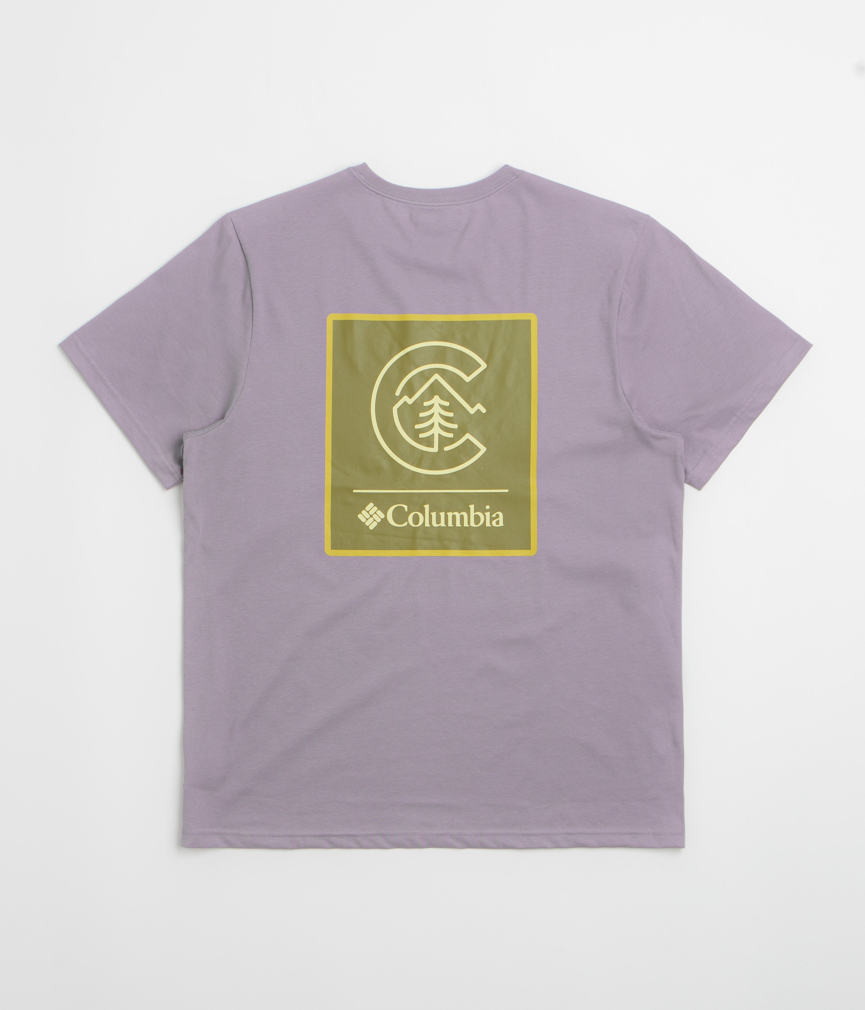Columbia CSC Logo Back T-Shirt - Shale Purple / Linework C Badge