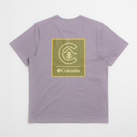 Columbia CSC Logo Back T-Shirt in Shale Purple and Linework C Badge thumbnail
