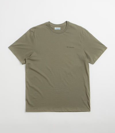 Columbia CSC Logo Back T-Shirt - Stone Green / Boxy Brand
