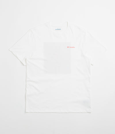 Columbia CSC Logo Back T-Shirt in White and Linework C Badge
