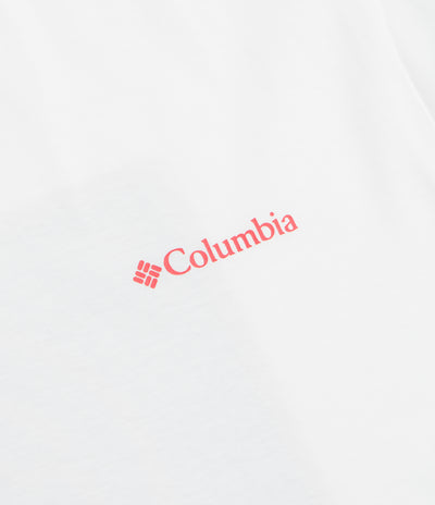 Columbia CSC Logo Back T-Shirt in White and Linework C Badge