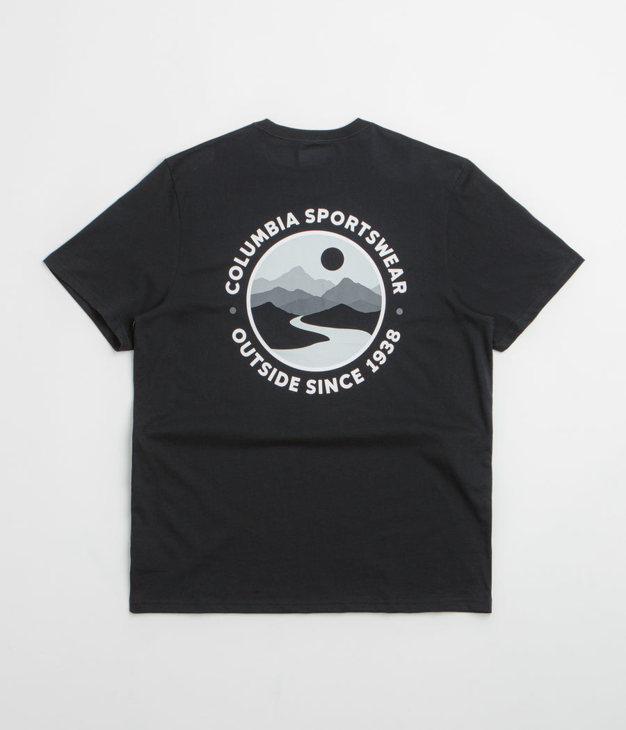 Columbia CSC Outdoor Back Graphic T-Shirt in Black and Scoped View