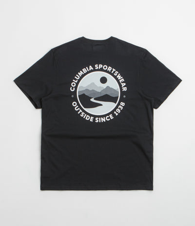 Columbia CSC Outdoor Back Graphic T-Shirt in Black and Scoped View