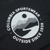 Columbia CSC Outdoor Back Graphic T-Shirt in Black and Scoped View thumbnail