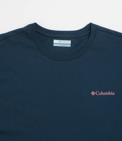Columbia CSC Outdoor Back Graphic T-Shirt in Collegiate Navy and Sunscape