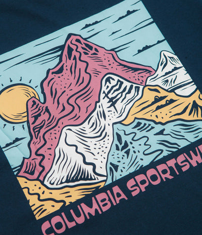Columbia CSC Outdoor Back Graphic T-Shirt in Collegiate Navy and Sunscape