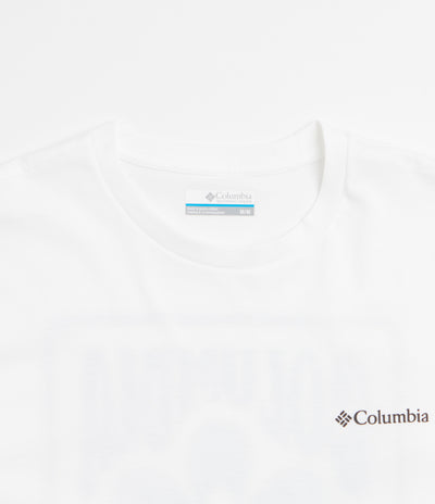 Columbia CSC Outdoor Back Graphic T-Shirt - White / Flower Power Badge