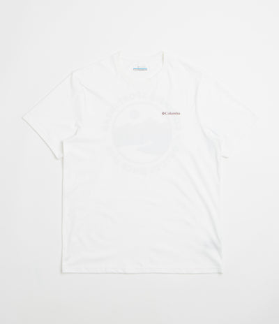 Columbia CSC Outdoor Back Graphic T-Shirt in White and Scoped View