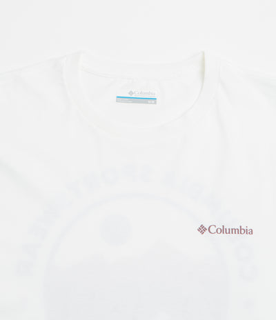 Columbia CSC Outdoor Back Graphic T-Shirt in White and Scoped View