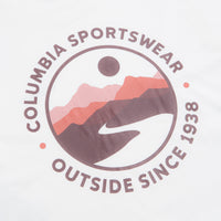Columbia CSC Outdoor Back Graphic T-Shirt in White and Scoped View thumbnail