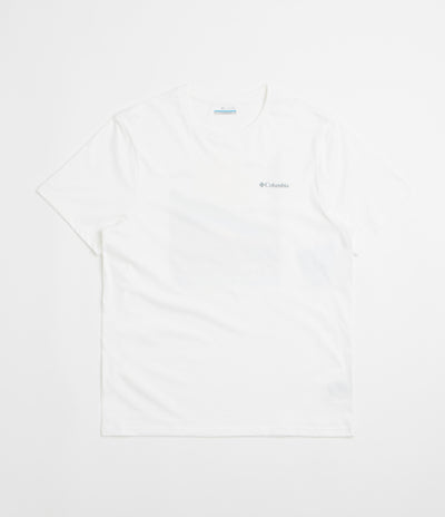 Columbia CSC Outdoor Back Graphic T-Shirt in White and Shining Landscape
