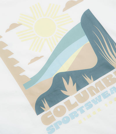 Columbia CSC Outdoor Back Graphic T-Shirt in White and Shining Landscape