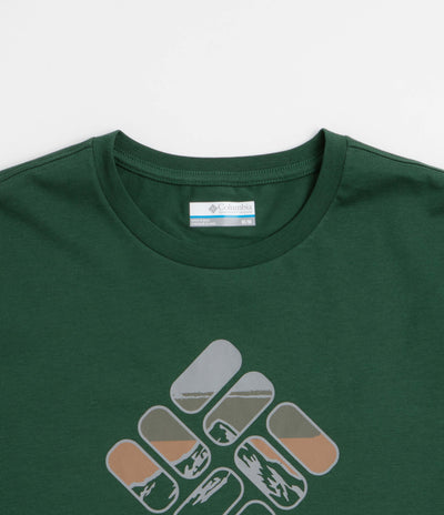 Columbia CSC Seasonal Graphic T-Shirt - Rain Forest / Heavenly Stacked Gem