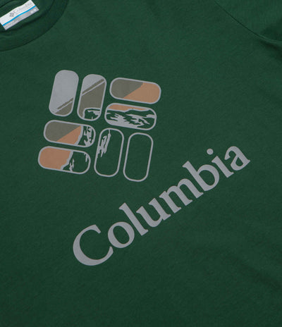 Columbia CSC Seasonal Graphic T-Shirt - Rain Forest / Heavenly Stacked Gem