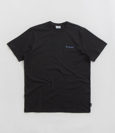 Columbia Explorers Canyon Back T-Shirt in Black and Bearly Tribe