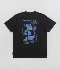 Columbia Explorers Canyon Back T-Shirt in Black and Bearly Tribe