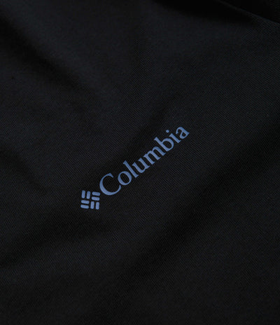 Columbia Explorers Canyon Back T-Shirt in Black and Bearly Tribe