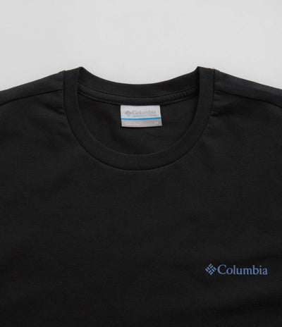 Columbia Explorers Canyon Back T-Shirt in Black and Bearly Tribe