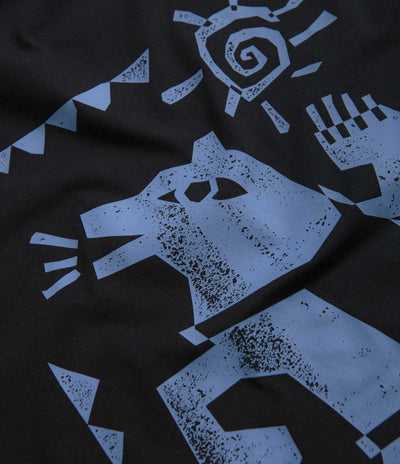 Columbia Explorers Canyon Back T-Shirt in Black and Bearly Tribe