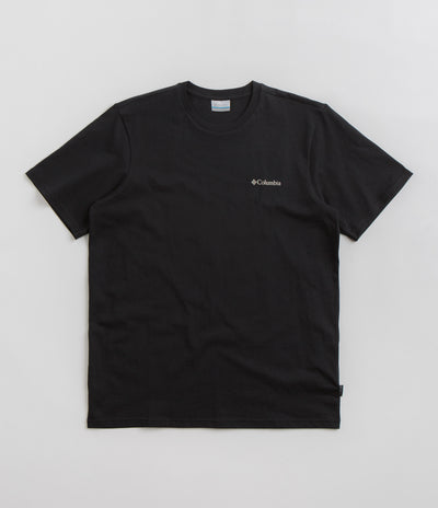 Columbia Explorers Canyon Back T-Shirt in Black and Epicamp Graphic