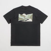 Columbia Explorers Canyon Back T-Shirt in Black and Trailscape thumbnail