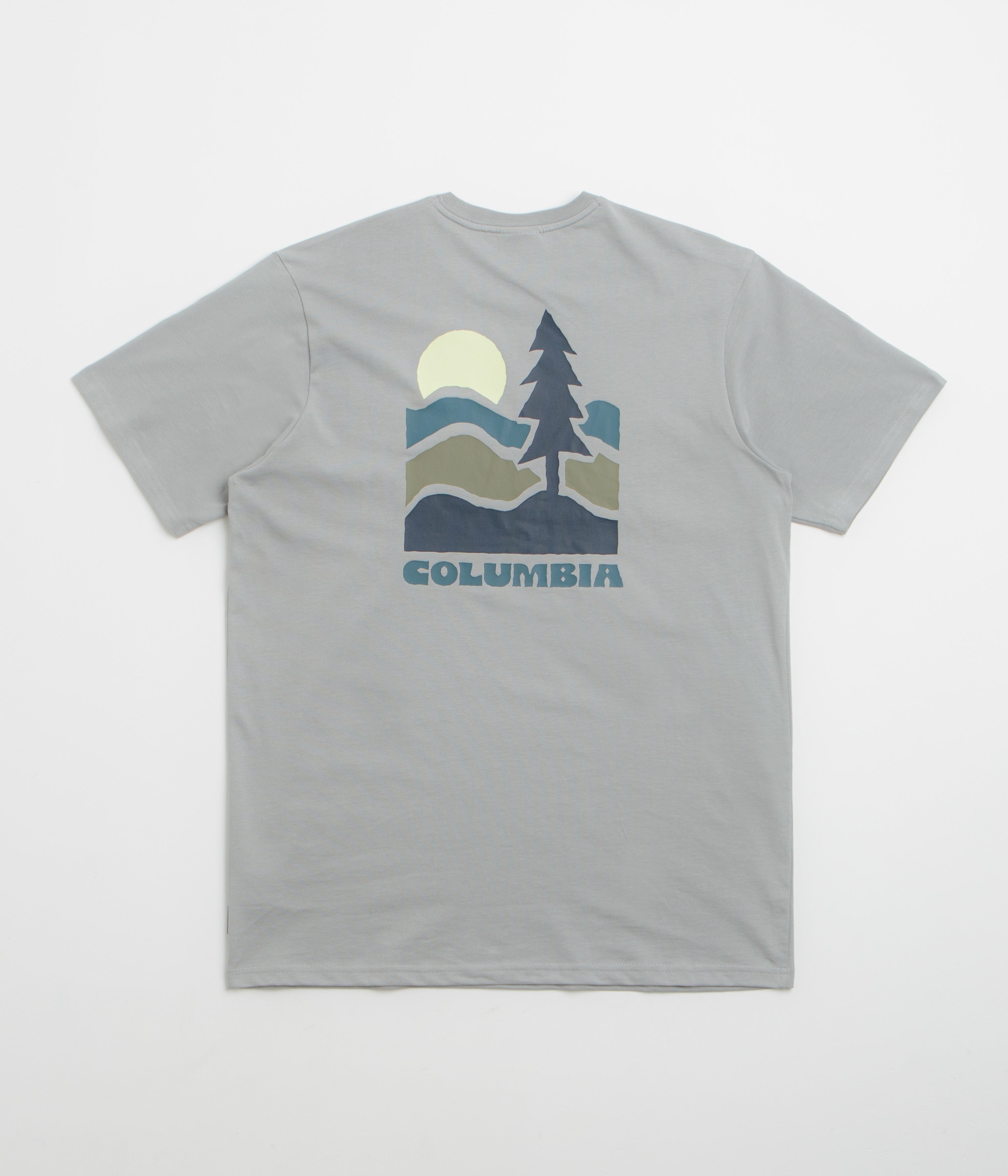 Columbia Explorers Canyon Back T-Shirt in Columbia Grey and Get Hiked