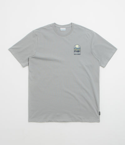 Columbia Explorers Canyon Back T-Shirt - Columbia Grey / Get Hiked